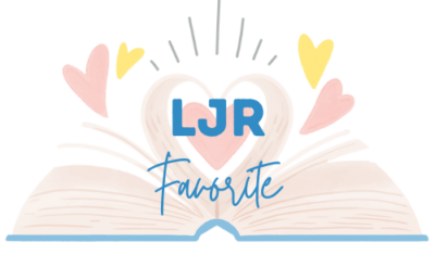 LJR book logo with pages folded into a heart shape. "LJR Favorite" Love Joy Read-Alouds highly recommends this book