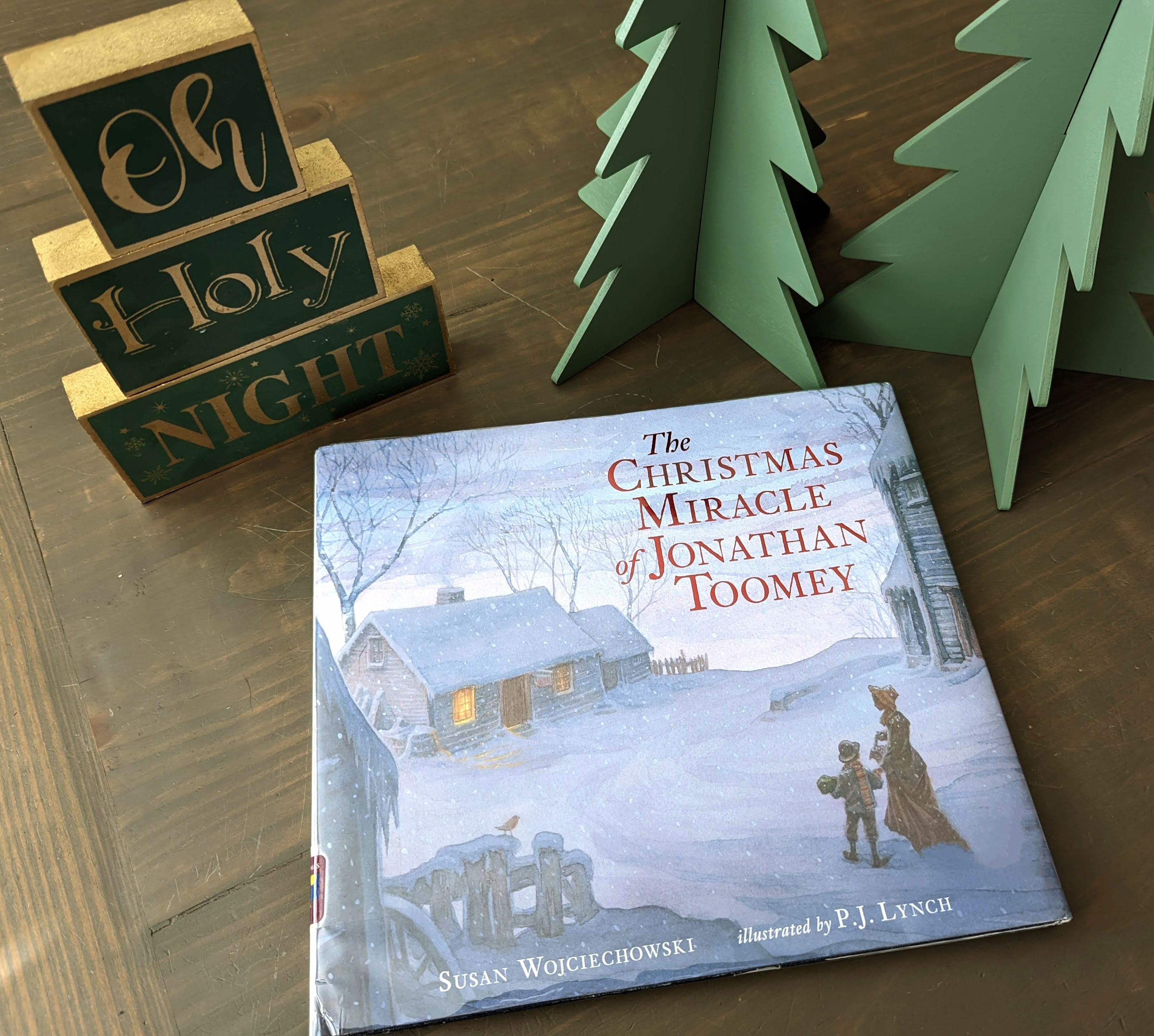 The Christmas Miracle of Jonathan Toomey by Susan Wojciechowski. A Picture Storybook