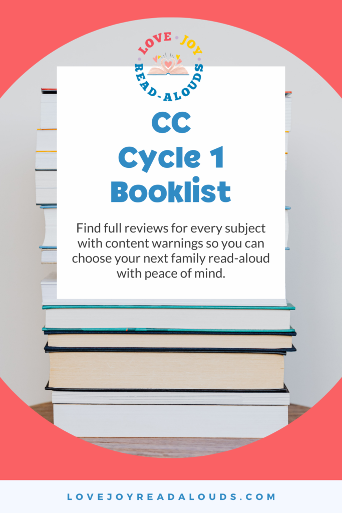 CC Cycle 1 Booklist that has links to full reviews and suggestions for every subject. 